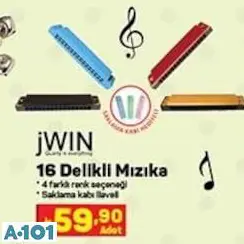 JWİN 16 DELİKLİ MIZIKA JWİN 16 DELİKLİ MIZIKA